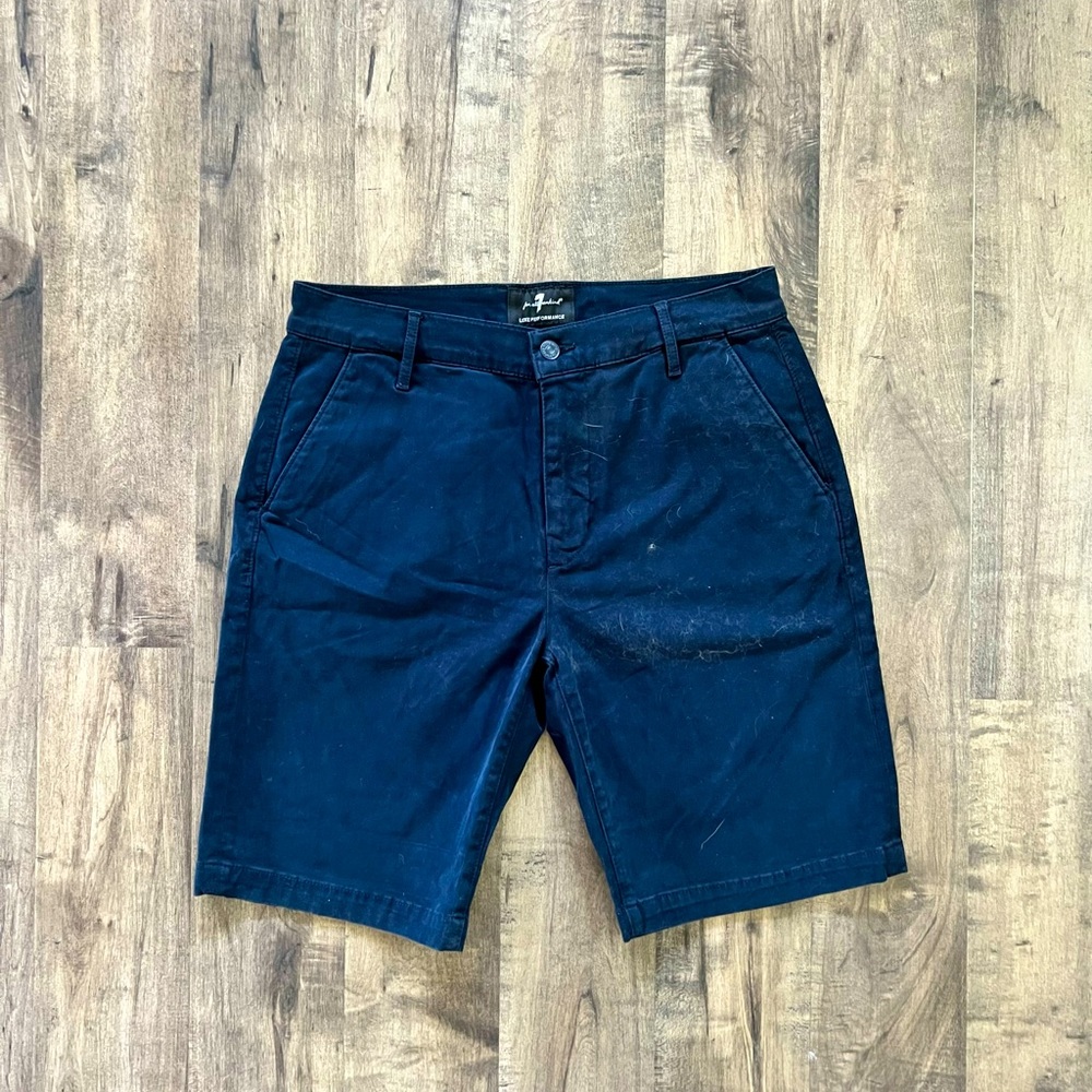 Men’s 7 for all mankind Navy Shorts - Size 32